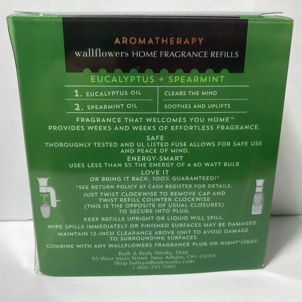 Bath & Body Works Wallflowers 2pk Eucalyptus